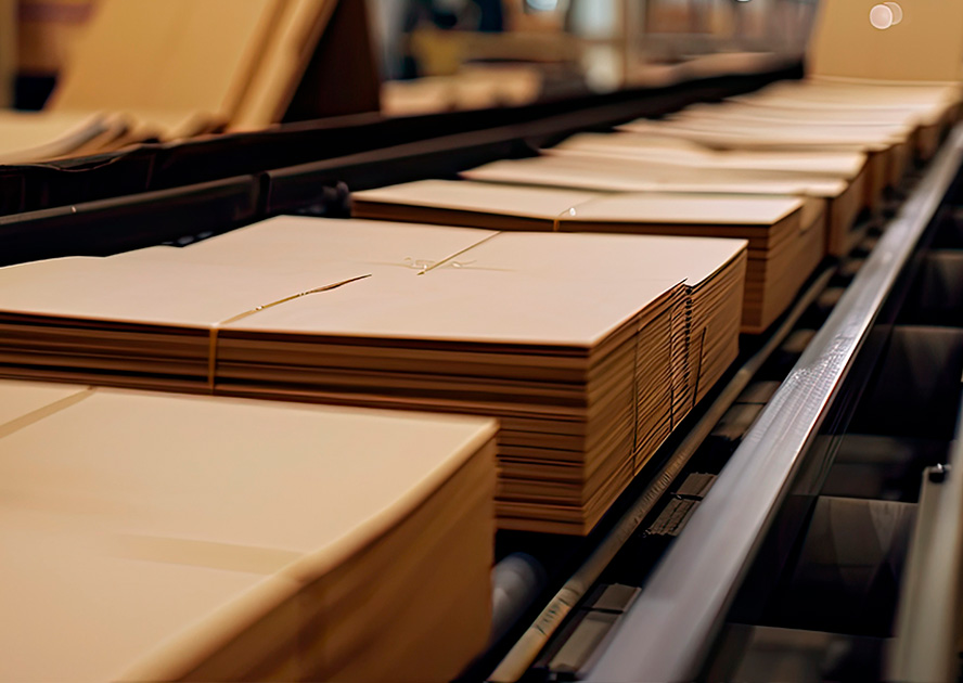 Láminas de cartón corrugado